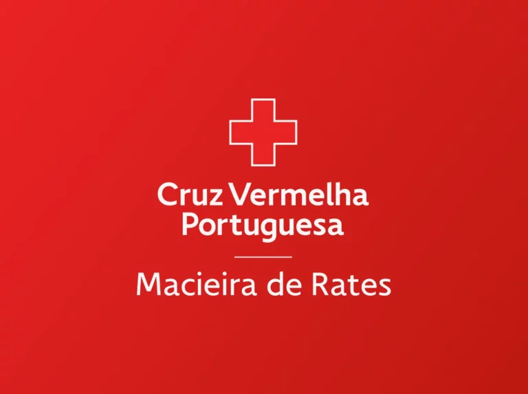 Logotipo da Cruz Vermelha Portuguesa de Macieira de Rates